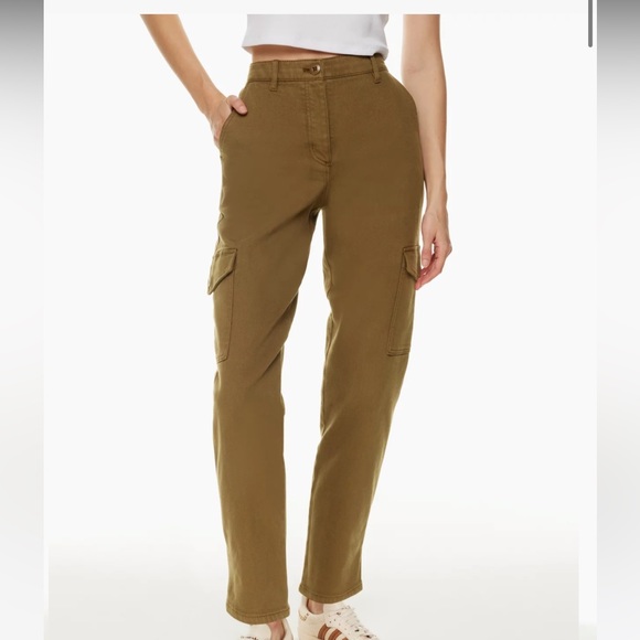 Aritzia leather cargo pants size 4 - Picture 3 of 4